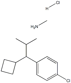 1-(4-Chlorophenyl)--(2-Methyl
propyl) Cyclobutane Methanamine Hydrochloride Struktur