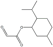 L-Menthyl glyoxalate Struktur