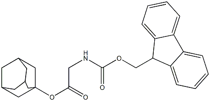 (S)-Fmoc-1-adamantyl-glycine Struktur