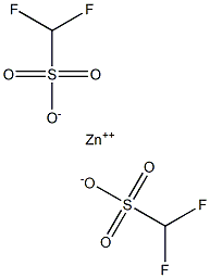 Zinc difluoromethanesulfonate Struktur