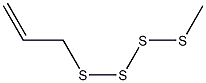 Allyl methyl tetrasulfide Struktur