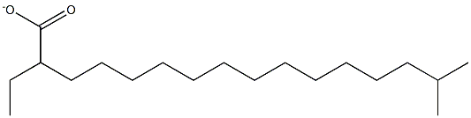 Ethylisoheptadecanoate Struktur