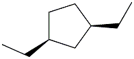 1,cis-3-diethylcyclopentane Struktur