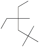 2,2,4-trimethyl-4-ethylhexane Struktur