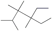 2,3,3,4-tetramethyl-4-ethylhexane Struktur