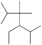 2,3,3,5-tetramethyl-4-ethylhexane Struktur