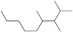 2,3,4-trimethylnonane Struktur