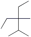 2,3-dimethyl-3-ethylpentane Struktur