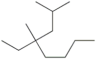 2,4-dimethyl-4-ethyloctane Struktur