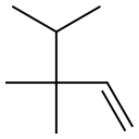 3,3,4-trimethyl-1-pentene Struktur