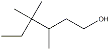 3,4,4-trimethyl-1-hexanol Struktur