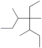 3,4,5-trimethyl-4-ethylheptane Struktur