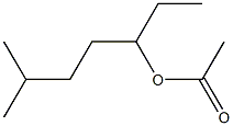 6-methyl-3-heptyl acetate Struktur