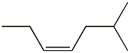 6-methyl-cis-3-heptene Struktur