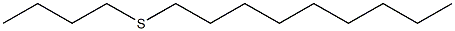 butyl nonyl sulfide Struktur