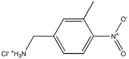 3-METHYL 4-NITROBENZYL AMMONIUM CHLORIDE Struktur