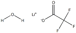 LITHIUM TRIFLUOROACETATE HYDRATE Struktur