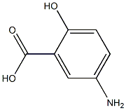 5-AMINO SALICYIC ACID Struktur