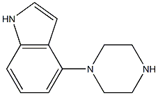 4-(PIPERAZINO)INDOLE. Struktur