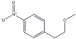 4-(2-METHOXYETHYL)NITROBENZENE Struktur