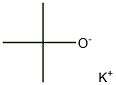 POTASSIUM TERT-BUTOXIDE 20% IN TETRAHYDROFURAN Struktur