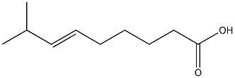 (E)-8 METHYL-6-NONENOIC ACID Struktur