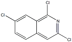 1,3,7-TRICHLOROISOQUINOLINE Struktur