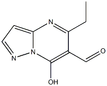 ETHYL-7-HYDROXYPYRAZOLO[1,5-A]PYRIMIDINE-6-CARBALDEHYDE Struktur