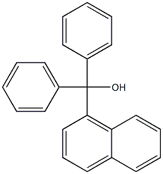 1-naphthyldiphenylcarbinol Struktur