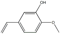 3-hydroxy-4-methoxy-styrene Struktur