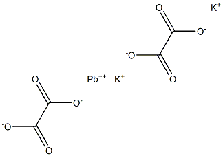 potassium lead oxalate Struktur