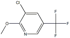 2-methoxy-3-chloro-5-(trifluoromethyl)pyridine Struktur