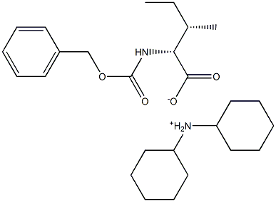 CBZ-D-ALLO-ISOLEUCINE DICYCLOHEXYLAMINE SALT Struktur