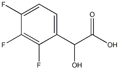 2,3,4-TRIFLUOROMANDELIC ACID Struktur