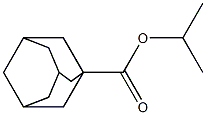 ISOPROPYL ADAMANTAN-1-CARBOXYLATE Struktur