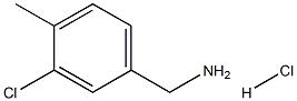 3-CHLORO-4-METHYLBENZYLAMINE Hydrochloride Struktur