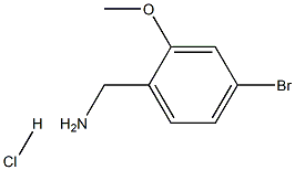 4-BROMO-2-METHOXYBENZYLAMINE Hydrochloride Struktur