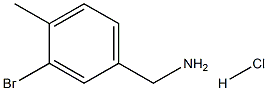 3-BROMO-4-METHYLBENZYLAMINE Hydrochloride Struktur