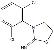 3-(2,6-DICHLOROPHENYL)-1,3-THIAZOLIDIN-2-IMINE Struktur