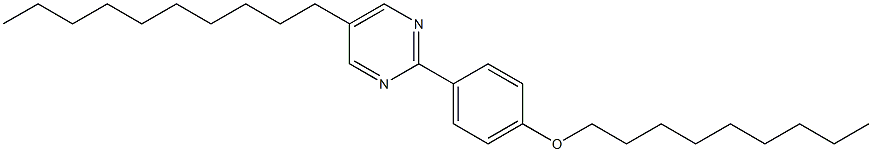 5-Decyl-2-[4-(nonyloxy)-phenyl]-pyrimidine Struktur