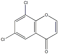 6,8-DICHLORO-4H-CHROMEN-4-ONE Struktur