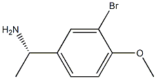 (1S)-1-(3-BROMO-4-METHOXYPHENYL)ETHANAMINE Struktur