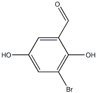 3-BROMO-2,5-DIHYDROXYBENZALDEHYDE Struktur