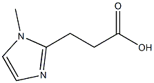 3-(1-METHYL-1H-IMIDAZOL-2-YL)-PROPIONIC ACID, 98+% Struktur