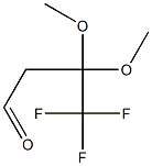 3,3-DIMETHOXY-4,4,4-TRIFLUOROBUTAN-1-ONE Struktur