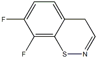 7,8-DIFLUORO BENZOTHIAZINE Struktur