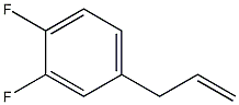 3-(3,4-DIFLUOROPHENYL)-1-PROPENE 97% Struktur