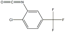 1-CHLORO-2-ISOCYANATO-4-(TRIFLUOROMETHYL)BENZENE Struktur