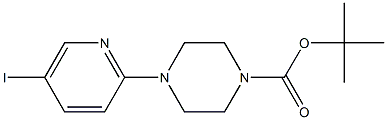 1-BOC-4-(5-IODO-2-PYRIDYL)PIPERAZINE Struktur