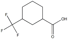 3-(TRIFLUOROMETHYL)CYCLOHEXANECARBOXYLIC ACID Struktur